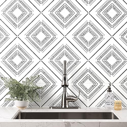 MSI Tessa 8 in. x 8 in. Encaustic Matte Porcelain Floor Tile and Wall Tile for Bathroom, Kitchen Backsplash, Accent Wall Tile, and Shower Wall Tile