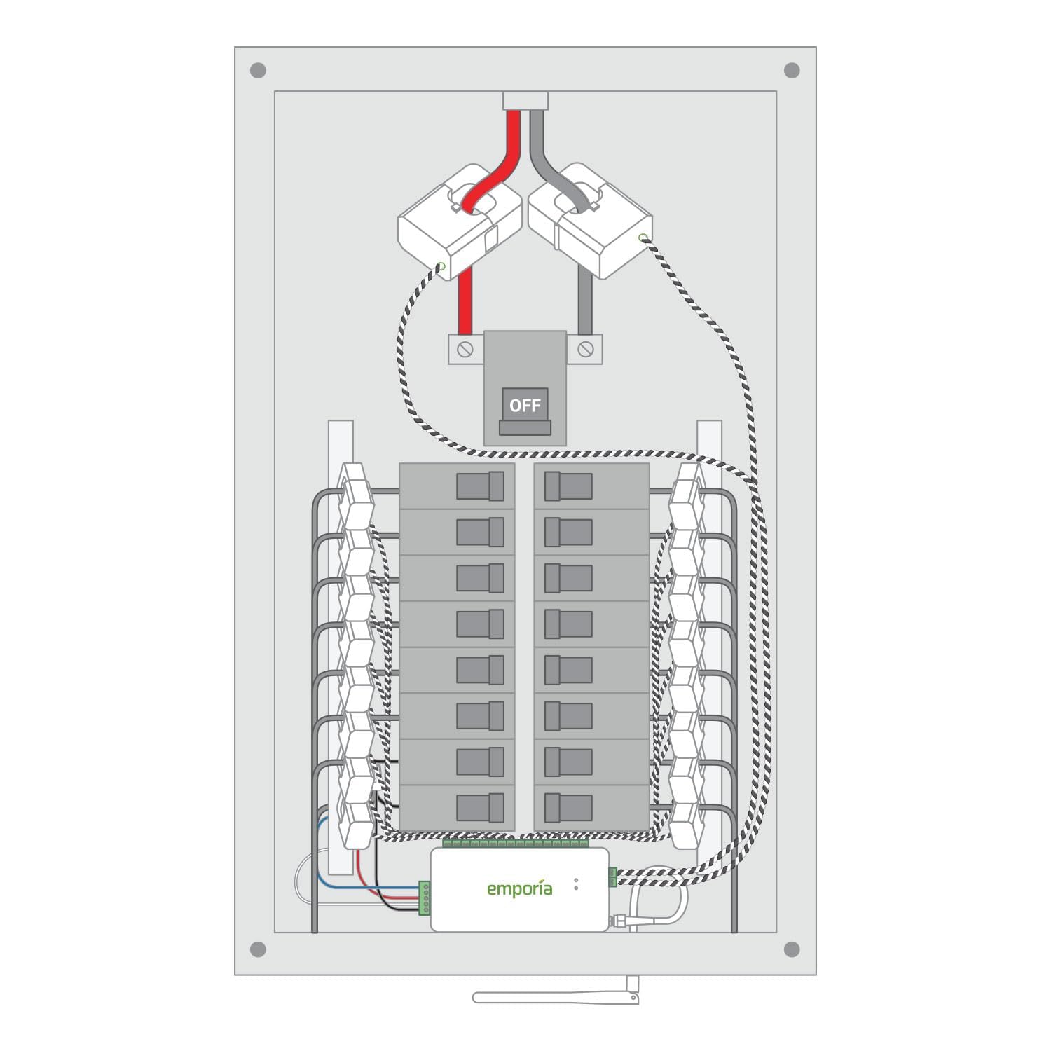 Emporia Vue 3 Home Energy Monitor - Smart Home Automation Module and Real Time Electricity Usage Monitor, Power Consumption Meter, Solar and Net Metering for UL Certified Safe Energy Monitoring